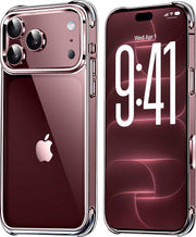 Mkeke for iPhone 18 Pro Case Clear [Not-Yellowing] | [Military-Grade Drop Protection] Shockproof Protective Phone Bumper 2026