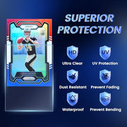 600ct Clear Card Sleeves for Trading Cards, Baseball Sports Soft Sleeves | Ultra Soft Plastic Card Protector Sleeve, Soft Sleeves for Football, MTG, PKM, Game, Standard Cards