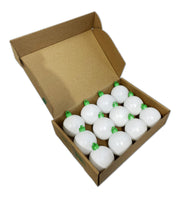 Treemendous Ornament Decorator Refill Kit - 12 White Plastic Ball Ornaments | 3-Inch Diameter, DIY Crafting, Paintable Spheres, Ages 3 and Up, Storage Box Included