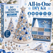 POETRYDRAW DIY Beaded Christmas Tree Craft Kit for Adults, A01 | 3D Holiday Bead Art Mosaic Kit, Handmade Tabletop Desk Decoration, Christmas Crafts for Beginners & Holiday Decor
