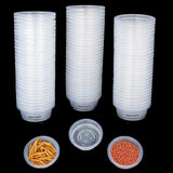 Lizard Crested Gecko Food Water Feeding Cups, 100 pcs, 0.5oz