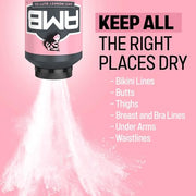 Anti Monkey Butt Body Powder for Women, Talc-Free, 8 oz | Thigh Chafing, Sweat, Friction, & Itch Relief, Calamine for Skin Irritation & Odor Control