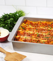 USA Pan Nonstick Roasting and Deep Lasagna Pan, 16 x 10.3-Inch