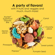Kaytee Fiesta Rabbit Food, Supports Dental Health and Digestion | Fun at feeding time. Small animal food with bunny enrichment. Shapes, textures, fruits and veggies
