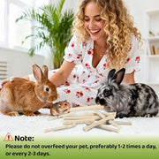Sukh 240g Rabbit Chew Sticks - Natural Sweet Bamboo Chew for Small Animals | Sweet Bamboo Sticks, Teeth Grinding Treats & Chew Toys for Bunny, Hamster, Rat, Guinea Pig, Chinchilla, Gerbil, Pet Essential
