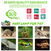 LUCKY HERP Heat Lamp Bulbs - 150W Reptile Heat Lamp 2 Pack, Daylight Basking Heat Lamp Bulbs for Reptile, UVA Heat Light Bulb for Reptiles, Amphibians, Bearded Dragons, Lizards, Turtles, Chickens