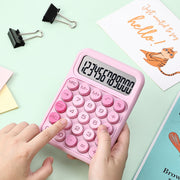 Mr. Pen- Mechanical Switch Calculator, 12 Digit Large LCD Display, Pink | With Big Buttons, Mechanical Switch Calculator for Home, School, Office