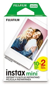 FUJIFILM Instax Mini Instant Film Twin Pack (White), 20 Photos | The instax film ensures sharp