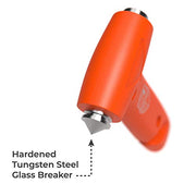 Swiss Safe Car Safety Hammer Window Breaker Tool with Seatbelt Cutter | 5-in-1 Emergency Escape Tool with Glass Hammer & Seatbelt Cutter- Glows for Truck & Car Safety, Essentials & Accessories