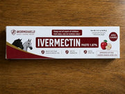 Ivermectin Horse Paste 1.87% – Apple Flavored Oral Horse – 6.08g Tube Treats Horses Up to 1,250 lbs [Pack-3]