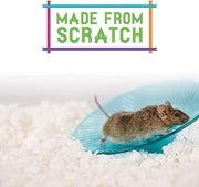 Carefresh White Natural Paper Small Pet Bedding, Odor Control 50L | 2X more absorbent, 99% dust free, odor control, Biodegradable, compostable, For hamsters, rabbits and guinea pigs