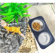 Lizard Crested Gecko Food Water Feeding Cups, 100 pcs, 0.5oz