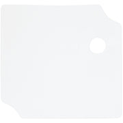 Performance Tool W1002 12 x 12 in. Plastic Body Filler Mixing Board | Automotive body shop tool. Non-stick HDPE. Flex to peel off unused filler. Built-in thumb hole for easy holding