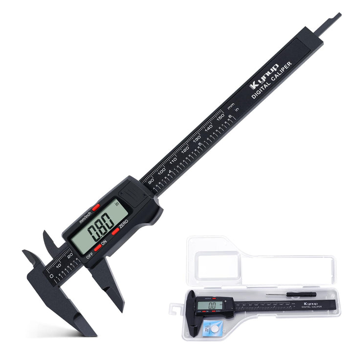 Kynup Digital Caliper, Caliper Measuring Tool with LCD Screen | Electronic Micrometer Caliper with Auto-Off Feature, Inch and Millimeter Conversion(0-6")