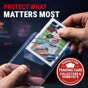 Ultra Pro 3" x 4" Clear Regular Toploader & Card Sleeves Bundle, 200 Pack | Durable Rigid Plastic Protection for Valuable Collectible Cards with Crystal Clear Display During Storage, Trading & Shipping
