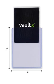 Vault X 35pt Toploaders (50 Pack) 3" x 4" Rigid Card Holders for TCG | Protects & displays cards, 35pt rigid. Seamless, crystal-clear 3" x 4" toploaders. 50-pack for sports cards & collectors.
