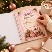 Christmas Gift Card Holder Book, Spiral Bound Gift Card Book for Multiple Gift Cards, Pink Christmas Gift Card Book for Women Teens, Stocking Stuffers, Secret Santa Gifts, Holiday Gift Card Holder