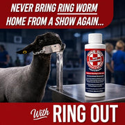 Ring Out - Control and Help Ringworm for Cats, Dogs, Sheep, Goats, Cattle, Horses, all Pets and Livestock makes 32 oz. of Spray