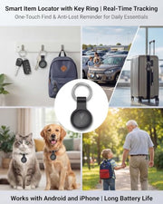 GPS Tracker for Vehicles, Real-Time Undetectable GPS Tracker for Car - No Monthly Fee & SIM Card for Hidden Magnetic GPS Locator for Android and iPhone, Ultra-Slim, IP68 Waterproof, Safe & Durable