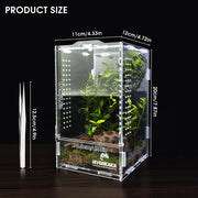 Acrylic Jumping Spider Habitat, Insect Terrarium, Bug Enclosure, Praying Mantis Habitat, Frog Enclosure