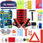 LIANXIN Emergency Roadside Kit for Car,Safety Car Kit with Jumper Cables | Roadside Assistance Emergency Kit Warning Triangle, Safety Hammer, Tow Rope, Car Emergency Kit Gifts for New Drivers