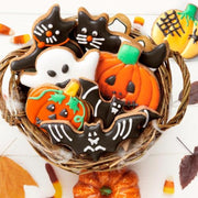 Halloween Cookie Cutters Set - 12 Pieces Stainless Steel Halloween Cookie Cutters Shape,Pumpkin, Ghost, Bat and Cat Cookie Cutter Shapes for Halloween Food Party Decorations