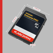 SanDisk 128GB Extreme PRO SD UHS-I Card, Up to 250MB/s Read and 120MB/s Write, 4K UHD, Full HD, U3, V30, SDSDXXJ-128G-GSCIN