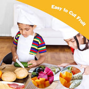 Hartya Knives for Kids, 6-Piece Kitchen Cooking and Baking Knife Set, Children's Knives for Real Cooking, BPA-Free Kids' Toddler Tool