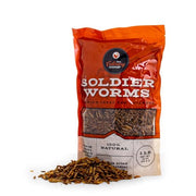 Fluker's Culinary Coop Premium Chicken Treats, Dried Soldier Worms, Packed with Protein and Calcium, 100% Natural Rich Grubs for Chicken, Backyard Birds, and Reptiles, 16 oz