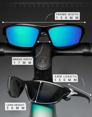 KALIYADI Sports Polarized Sunglasses Men UV400 Protection for Fishing Driving Cycling