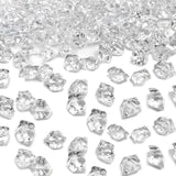 LYFJXX 1000Pcs Reusable Fake Ice Cubes Artificial Acrylic Crystal Cubes for Wedding Decor Photography Props Vase Fillers