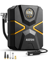 AstroAI S1 Tire Inflator Portable Air Compressor 12V DC with Digital Gauge | Preset Pressure Auto Shut-Off LED Light Fast Inflation, 150 PSI Compact Air Pump for Car Tires, Motorcycles, Bikes, Balls