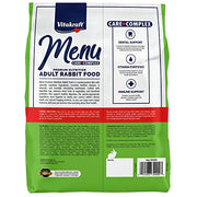 Vitakraft Menu Rabbit Food 5 lb. | Nutrient-Rich Pellet Blend, Fiber-Focused Formula, Daily Diet, Resealable Bag, 5 lb Pack
