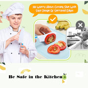 Hartya Knives for Kids, 6-Piece Kitchen Cooking and Baking Knife Set, Children's Knives for Real Cooking, BPA-Free Kids' Toddler Tool