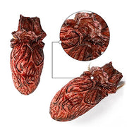 Scary Halloween Decorations, Haunted House Props Decor 6Pcs Fake Body Parts | Hanging Severed Hands, Creepy Bloody Carnival Vampire Zombie Party, 6pcs Fake Body Parts, 16pcs Weapon Cutouts Banner