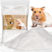 Sukh Hamster Sand Bath - White Fine Silica Sand, Hamster Hides & Cleaning | Dust Free Sand Bath for Hamster, Guinea Pig, Chinchilla, Gerbil, Syrian Mice, Small Pet Cage Bedding Accessories,14oz