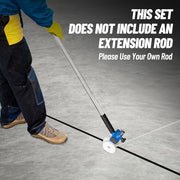 LookFox Backer Rod Insertion Tool, Depth - Adjustable with Auxiliary Wheels | with 4 Interchangeable Wheels, for Concrete Joint Sealing, Road Construction and Construction Projects