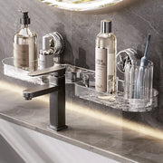 Multi-purpose organiser with suction cups for wall mounting without drilling