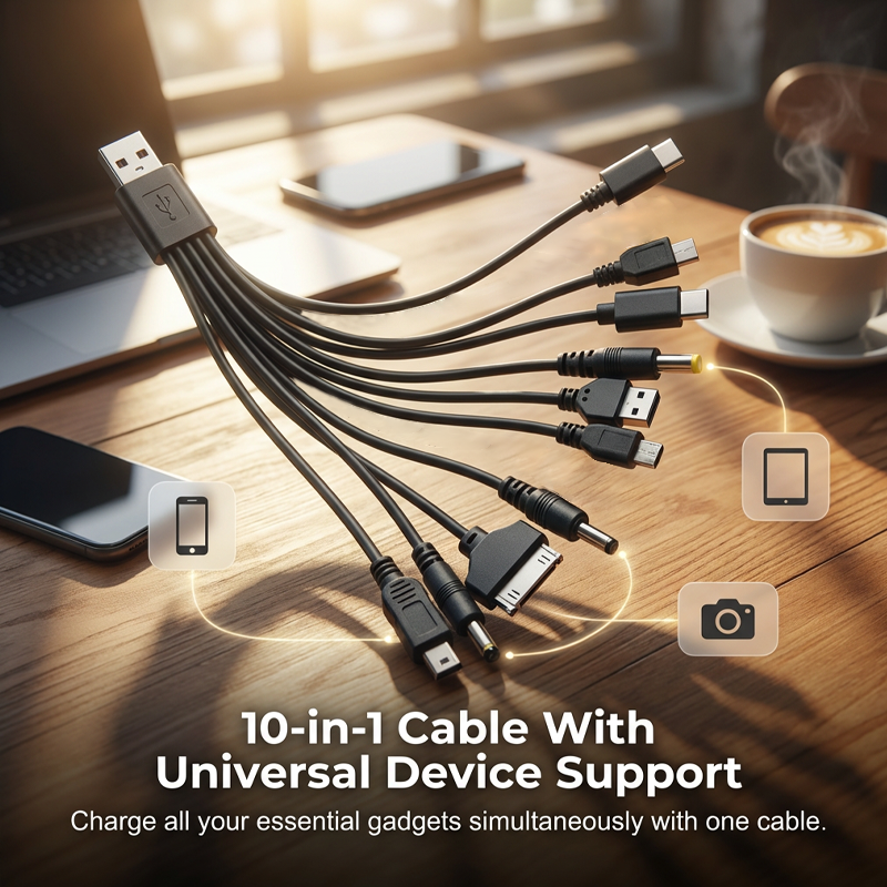 10-in-1 Universal USB Charging Cable