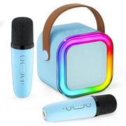 Mini Karaoke Machine for Kids with Wireless Microphones