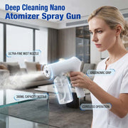 🦠 50% OFF NOW! 🚫 Cordless Nano Atomizer – Touchless Disinfecting, Blue Light – For Home, Office & Car 🏠