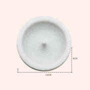 2-in-1 Volcanic Rock Bird Food Bowl & Beak Grinder